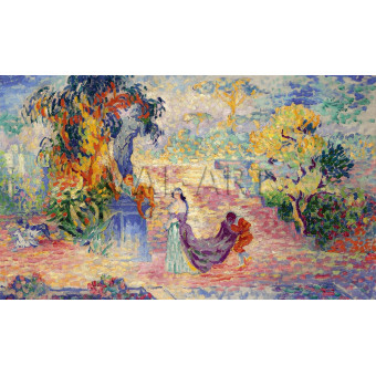 РЕПРОДУКЦИИ НА КАРТИНИ Дама в парка (1909)